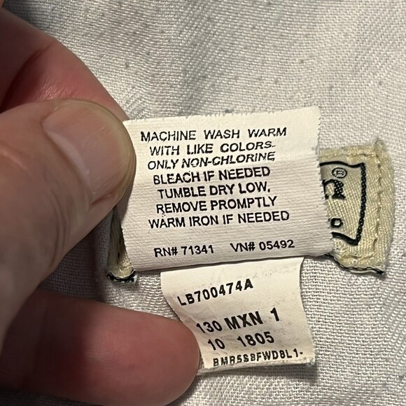 LL Bean Mens Denim Blue Jeans Straight Leg Classic Fit Medium Wash Size  36 X 29 - Picture 7 of 11